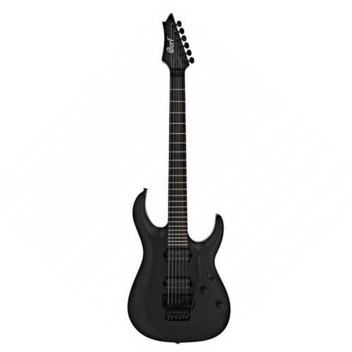 Cort X500 Menace-bks Elektro Gitar - Black Satin (profesyonel/metal) | Neck-thru Sap-gövde Birleşimi, Seymour Duncan Sen
