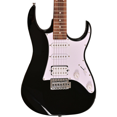 MEG-BK Elektro Gitar (Siyah) | Başlangıç Seviyesi Strat Kasa