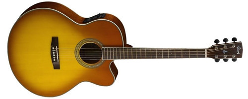 CJ5X-HBS Elektro Akustik Gitar | Jumbo Cutaway - Honey Burst