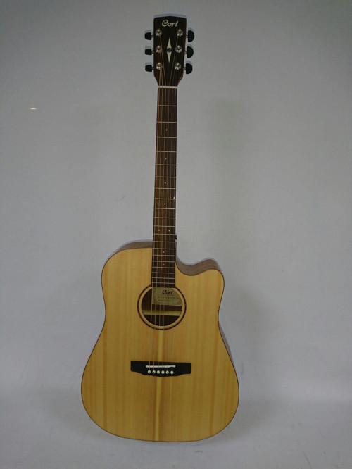 EARTHGRAND BW CFM Elektro Akustik Gitar (Orta/Profesyonel Seviye) | Kesik Kasa (Cutaway), Gig Bag Dahil ve Doğal Ah