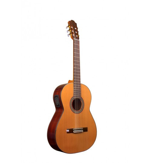 ALV0930E Elektro Klasik Gitar (No:260E) | İspanyol Tasarımı Sahne Bağlantısı İçin Dahili Preamp Sistemi Sıcak ve