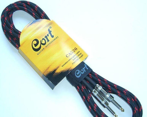 CA526 BK Noisless Enstrüman Kablosu | Gürültüsüz Gitar Kablosu - 5m / Gold Uçlu