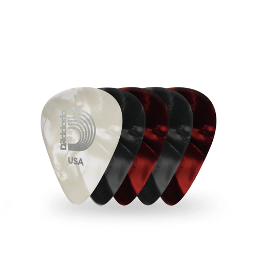 Planet Waves 1CAPX-25 Pena Karışık Kalınlık Assorted Pearl (25'li Paket) | Karışık Renk - Farklı Sertlikler - Deneme Pak