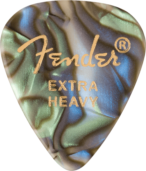 1980351657 351 Premium Extra Heavy Gitar Penası (Abalone) | Göz Alıcı Abalone Desen Ekstra Sert Yapı ile Maksimum