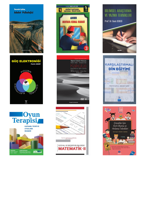 Adalet Psikolojisi... +8 Adet Eğitim Kitabı