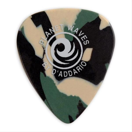 Planet Waves 1CCF4-10 Selüloit Pena Camo Medium (10'lu Paket) | Kamuflaj Desen - Dengeli - Tarz