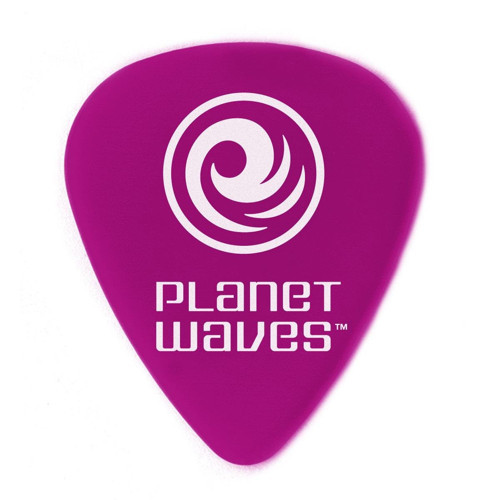 Planet Waves 1DPR6-25 Duralin Sert (Heavy) Gitar Penası - Mor (25'li Paket - Profesyonel) | İdeal Solo Sertliği, Kaymaz