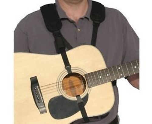 8501162 Akustik Gitar Askısı | Omuz Yükünü Azaltan Neopren Dolgulu Tasarım Ayarlanabilir Uzunluk ve Güvenli Deri