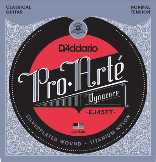 D'Addario EJ45TT Pro-Arte Serisi Klasik Gitar Tel Seti (Normal Tension - Titanyum)