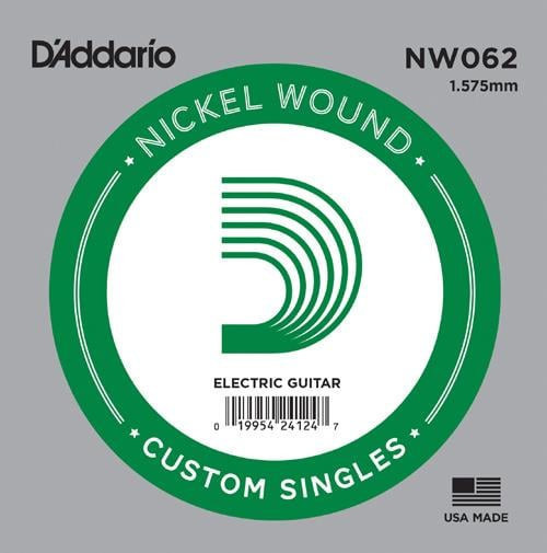 NW062 Elektro ve Akustik Tek Tel | Nickel Wound, .062