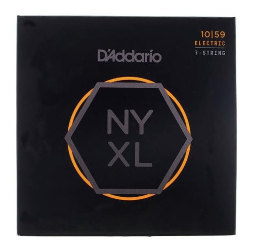 NYXL1059 Elektro Gitar Tel Seti | NYXL Nickel Wound, 7-Tel, .010-.059