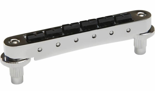 Graph Tech PS-8843-C0 ResoMax NV2 String Saver Autolock Köprü - 4mm Krom (Profesyonel) | Manyetik Autolock Kilitleme, 4m