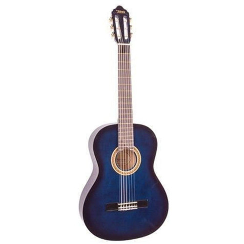 VC101TBUS 1/4 Klasik Gitar - Mavi Sunburst (Başlangıç Seviyesi) | Sap Ayar Çeliği (Truss Rod), 4-6 Yaş Grubu İç