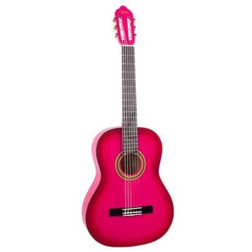 VC101TPKS Klasik Gitar 1/4 (Pembe) | Sap Çelikli - Okul Öncesi İçin - Hafif