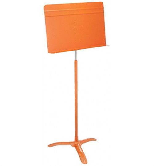 48-ORG Vidasız Profesyonel Nota Sehpası (Turuncu) | Tek Elle Yükseklik Ayarı Sağlayan Vidasız Mekanizma Sahney