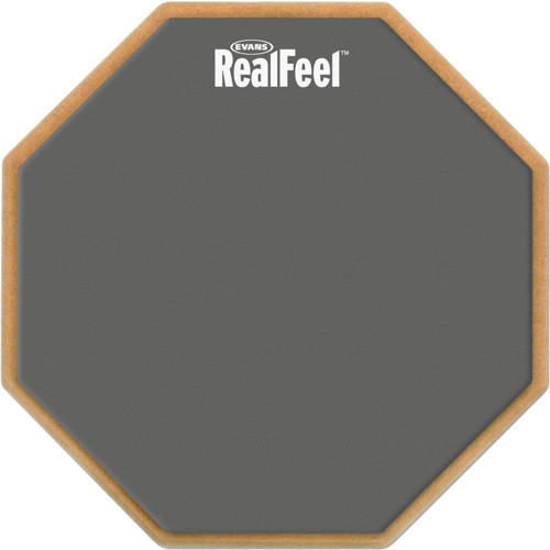 RF6GM RealFeel 6 İnç Tek Taraflı Davul Çalışma Pedi (Profesyonel) | Taşınabilir Küçük Boyut, Doğal Sekme Hissiyatı