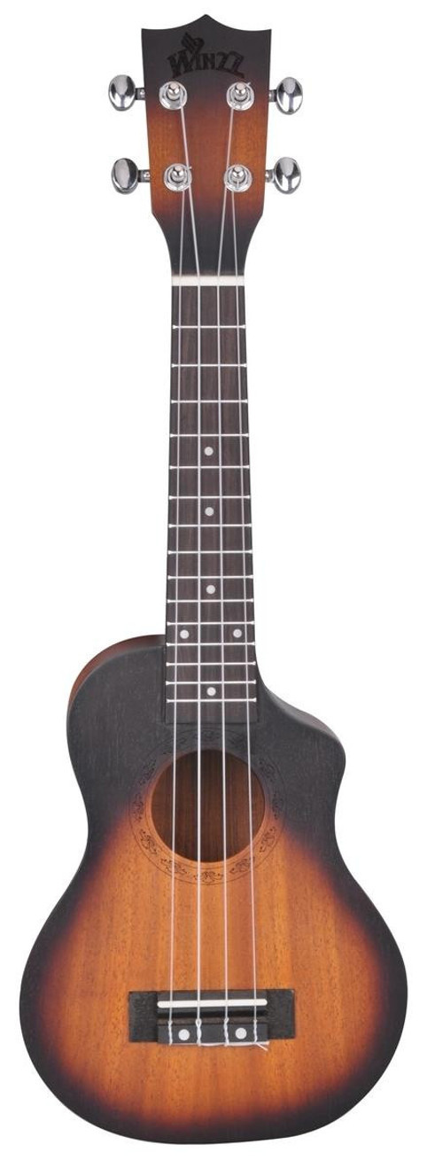 Cremonia AU07LC-21 Soprano Ukulele | 21 İnç Grafik Desenli