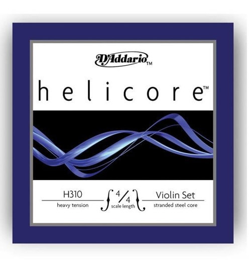 D'Addario H310H Helicore Keman Tel Seti (4/4 - Heavy) | Yüksek Tansiyon ile Güçlü Volüm Dayanıklı Çelik Çekirdek ve Net