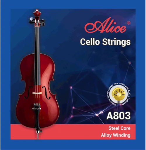 A803-4 Tek Çello Do (C) Teli | Güçlü Alt Frekans Tepkisi Kararlı Akort ve Net Bas Tınısı