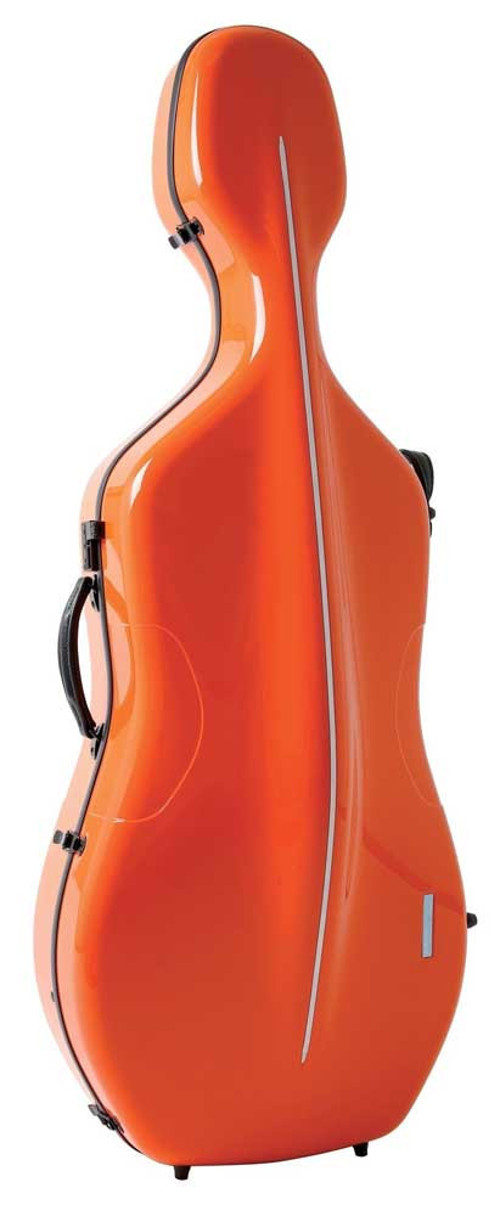 341260 Air Çello Kutusu (Turuncu/Siyah) | 3.9 kg Ultra Hafif Termoplastik Kabuk Isı Yalıtımlı ve Darbelere Karşı Ma