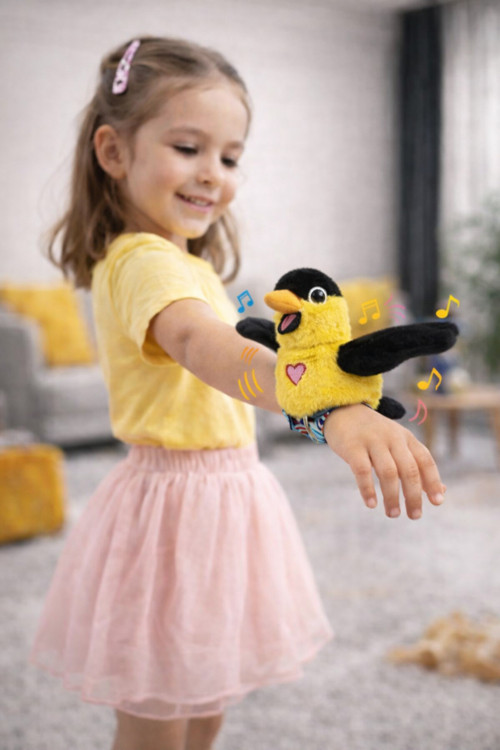 Konuşan Şarkı Söyleyen Dans Eden Peluş Bileklik Oyuncak & Bileklik Kuş Serisi