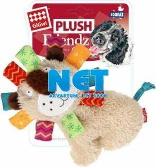 6136 Plush Friendz Sesli Aslan Köpek Oyuncağı 
