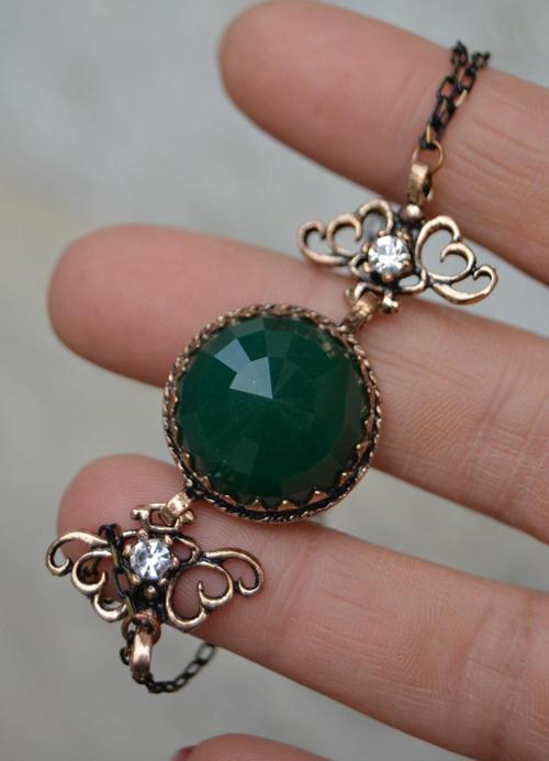 Jewellery Doğal Taş Bayan Bileklik Yeşil