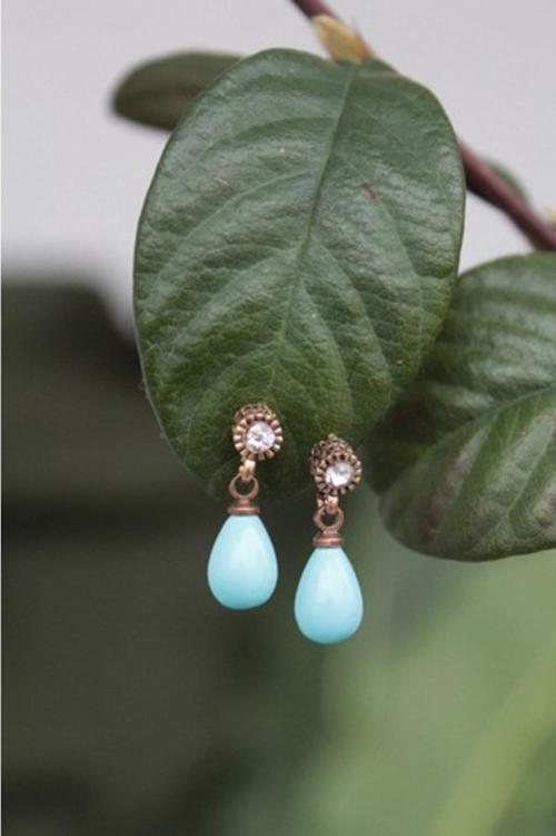 Jewellery Küpe Feride Mavi