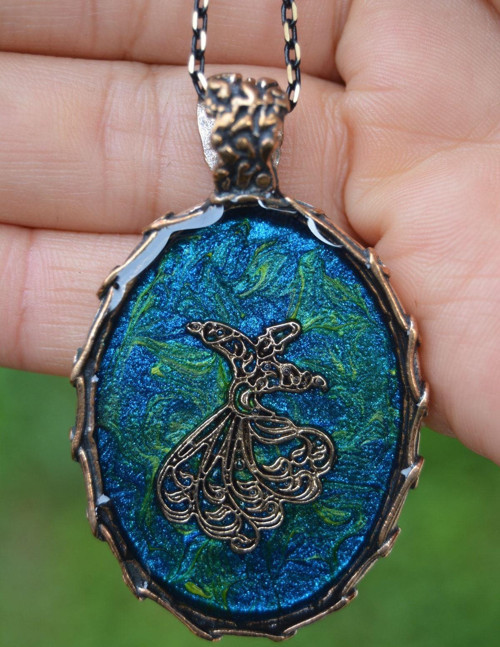 Jewellery Semazen Bayan Kolye Mavi