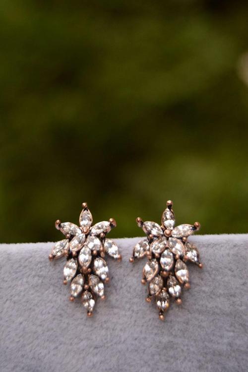 Jewellery Zirkon Taşlı Otantik Bayan Set Yeşil