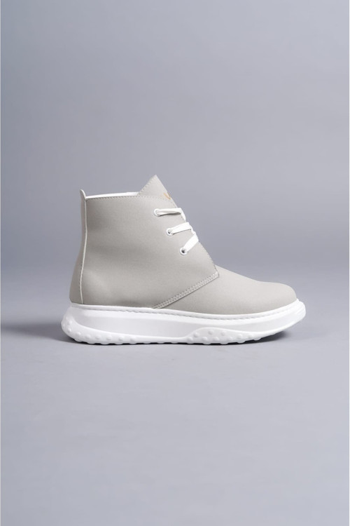 Slw204 Franca Bağcıklı Süet Erkek Spor Bot Bt Gri