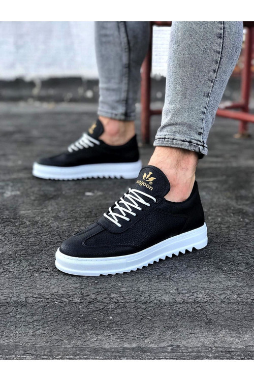Wagoon Wg022 Siyah Erkek Casual Ayakkabı
