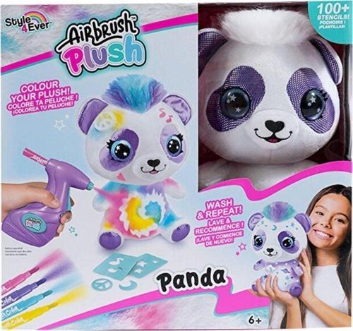 Airbrush Plush Panda Spreyle Peluş Boyama Ve Şekillendirme Seti