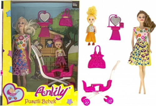 Anlily 2Li Pusetli Bebek Seti