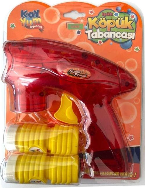 Köpük Tabancası - Baloncuk Tabancası - Bubble Gun - Işıklı Köpük Makinesi