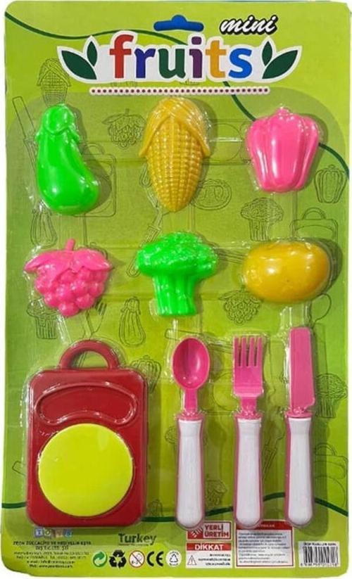 Mini Kesilmiş Meyve Seti Kız Oyuncakları