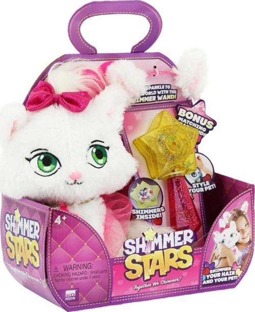 Pırıltılı Sevimli Peluş Kedi - Shimmer Stars Cats - 30 Cm