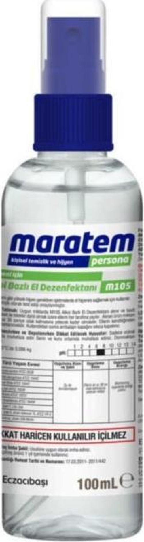 M105 Alkol Bazlı El Dezenfektanı 100ml 4 Al 3 Öde