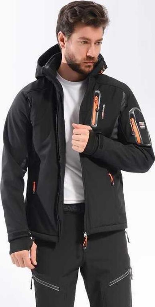 Eagle Softshell Ceket-SİYAH-TURUNCU