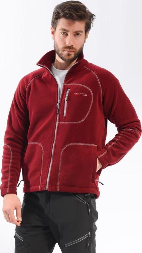 Man Full Zipper Fleece Polar-BORDO