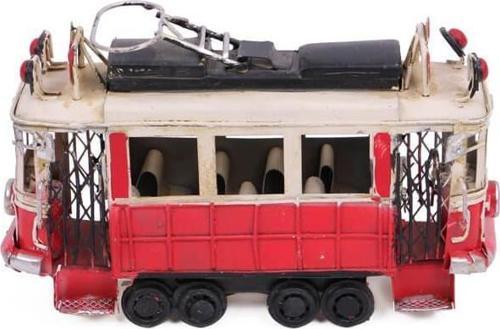 Dekoratif Metal Taksim Tramvay Orta Boy Vintage Biblo Hediyelik
