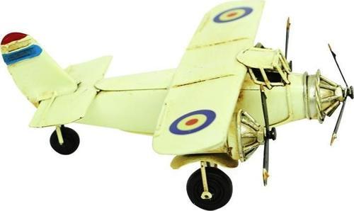 Dekoratif Metal Uçak Biblo Dekoratif Ev Ofis Hediyelik