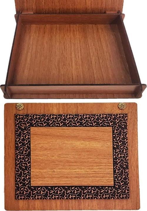 Derili Ahşap Kutu Hediyelik Kutusu