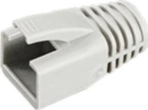 100 Adet Rj45 Boot Cat6 Utp Gri Modüler Fiş Koruyucu 2 Yıl Üretici Garantili
