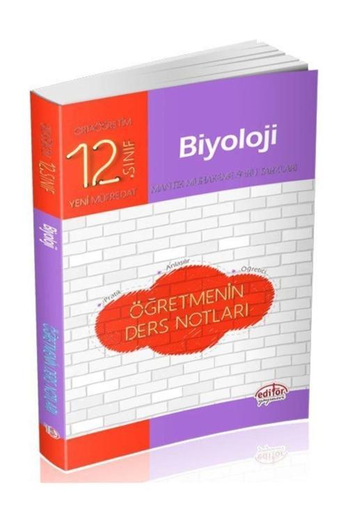 Editör 12.SINIF BİYOLOJİ ÖĞRETMENİN DERS NOTLARI