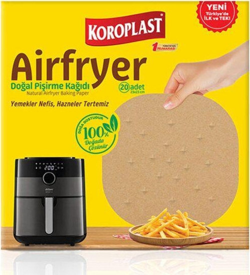 Airfryer Doğal Pişirme Kağıdı 12'li