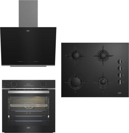 Buhar Destekli Fitfry Siyah Set