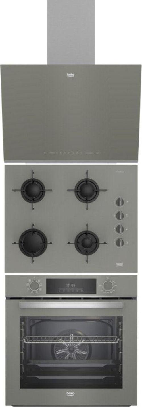 GRİ CAM 3LÜ ANKASTRE SET