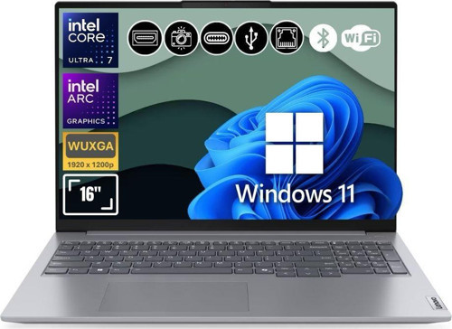 Thinkbook 21MS008RTR Atl31 Ultra7-155H 24GB Ram 2TB SSD Arc Graphics 16" WUXGA W11Pro Notebook