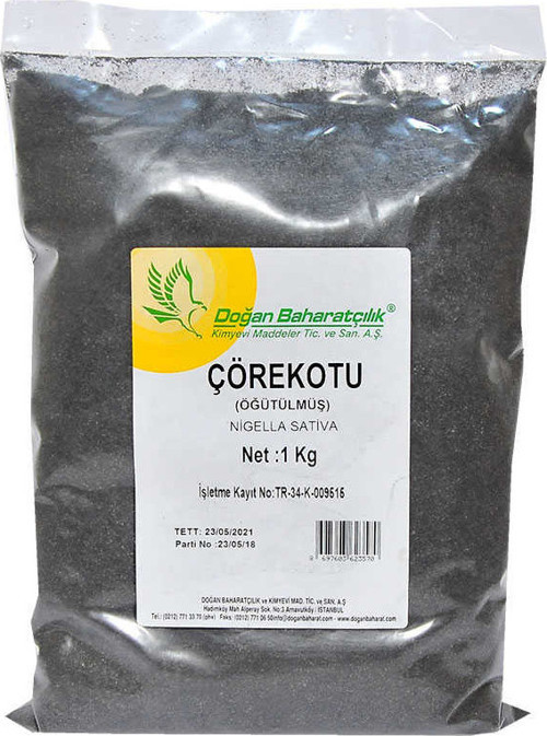 Çörek Otu Doğal Öğütülmüş 1000 Gr Paket